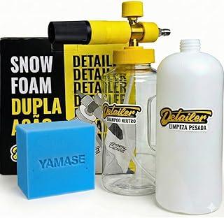 Snow Foam Dupla Ação Detailer 1L – Espuma Ativa para Lavagem Automotiva, Pré-Lavagem e Limpeza Segura Espuma Yamase