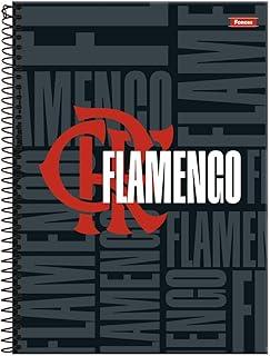 Kit de Cadernos, Foroni, 1 Matéria, Capa Dura, Flamengo, 80 Folhas, Pacote com 5
