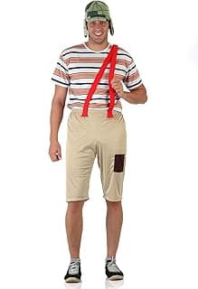 Fantasia Chaves Retro Adulto 945140-g Sulamericana Fantasias Bege/caramelo/branco Adulto