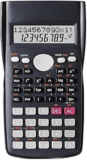Calculadora Científica Matematica com Capa Visor Duplo e 240 Funções 12 Dígitos para Estudo Escritório Calculo Matemático Álgebra Trigonometria e Ciências Exatas com 35.88% de desconto por R$ 25,64 na amazon