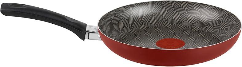Frigideira Rochedo Facilita Vermelho 30cm com Antiaderente Resist - Limpa Fácil e Dura Mais, reforçado com partículas minerais, Thermo-Sinal e Cabos Reforçados