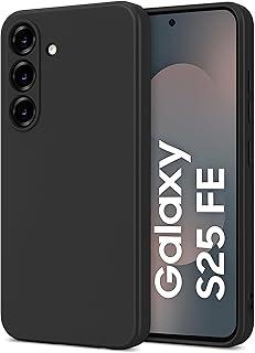 Capa para Samsung [Galaxy S25 FE] Capinha Premium Ultra Slim Case com Proteção de Camera, Anti Impacto e Resistente, Anti Riscos, Leve, Aveludada e Design Elegante (Preto)