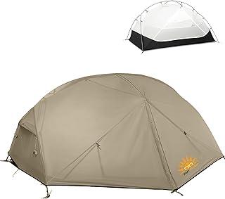 Barraca Camping lmpermeavel 2 Pessoas,Tenda esférica para acampamento ao ar livre, dobrável portátil à prova de chuva com dois andares.