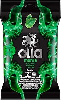 Olla Preservativo Camisinha Sabor Menta - 3 Unidades 3Un Pacote De 3