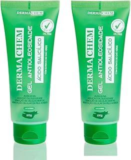 Gel Antioleosidade Dermachem - Kit 2 Unidades, 100g Cada - Controle de Oleosidade Facial, Efeito Matte e Primer Skincare