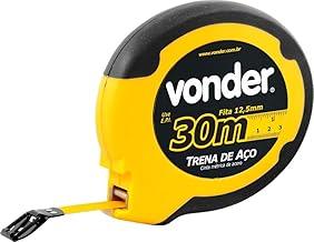 Trena Longa Com Fita De Aço, Caixa Fechada Em Abs, Com 30 M X 12,5 Mm, Vonder