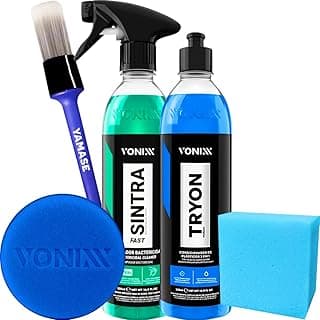 kit Produto Para Limpeza E Revitalização De Plasticos E Borrachas Tryon 3X1 Vonixx Sintra Fast APC Vonixx