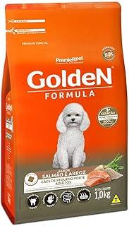Ração Golden Fórmula Mini Bits Para Cães Adultos De Pequeno Porte Sabor Salmão E Arroz, 15Kg Premier Pet Para Todas Pequeno Adulto,
