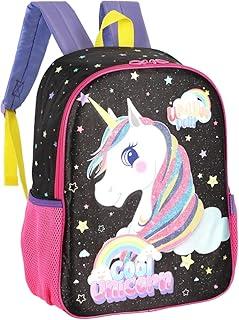 Mochila Infantil Menina de Costas Unicórnio Escolar Passeio Creche Grande 16 Litros