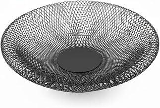 Fruteira em Metal Centro de Mesa Moderno Design Vazado Geométrico Para Sala de Jantar Cozinha Estilo Sofisticado