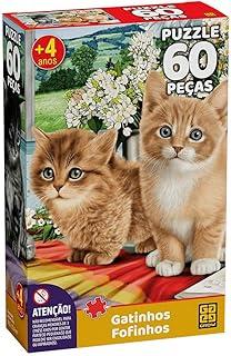 Quebra-cabeça 60 peças Gatinhos Fofinhos - Grow