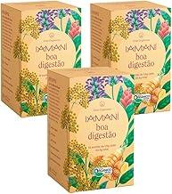 Kit Chá Misto Iamaní Boa Digestão Orgânico Erva Doce Gengibre 45 sachês