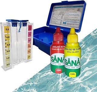Estojo De Teste Medidor De PH Alcalinidade | Kit Teste Piscina | Estojo De Análises Completo