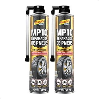 Kit 2 Reparador de Pneus Instantâneo MP10 400ml/250g - Solução Rápida para Emergências
