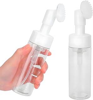 Kit 2 Frascos Pump Espumador com Escova de Silicone 100ml – Espuma Densa e Suave, Limpeza Facial Profunda, Massageador Portátil, Para Skincare, Sabonete Líquido, Viagem e Higienização | UrbanSkullShop