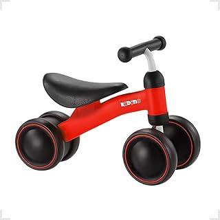 Bicicleta de Equilíbrio Infantil 4 Rodas Sem Pedal Kidino – Para Bebês +12 meses, Estável e Segura