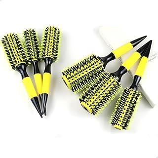 Conjunto 3 Escovas de Cabelo Profissionais - Cerdas de Javali, Cerâmica Thermal, para Todos os Tipos de Cabelo