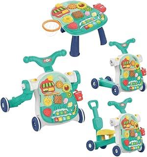 Andador Multifuncional 4 em 1 para Bebês Verde Yuupi