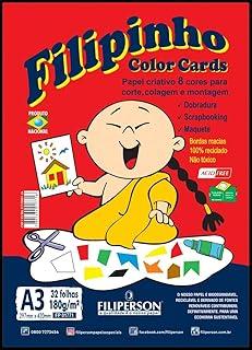 Bloco Para Educacao Artistica Filipinho A3 8Cor 180G 32Fl Pacote 111111