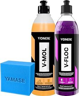 Kit Shampoo Automotivo Esfregação Neutro V-floc V-mol Vonixx Espuma Yamase