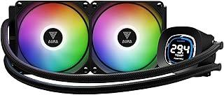 Water Cooler Gamdias GL 240 Digital Preto ARGB Intel LGA20XX,1851, 1700, 1151, 1150, 1155, 1156, 1200 / AMD AM5, AM4, AM3