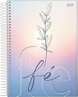 Jandaia - Caderno Espiral Universitário CD 10 Matérias 160 Fls Believe Fé FSC