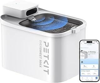 PET~KIT Comedouro para Gatos, Bebedouro sem Fio,Dispensador Automático de água para Gatos 3L, Operado a Pilhas, Controle do Aplicativo