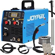 JOYFOX Máquina de Solda MIG-150D 220V, 3 em 1 (MIG/MMA/TIG), Tecnologia IGBT, Soldagem Rápida e Digital, Para Aço Carbono e Inox（Azul）