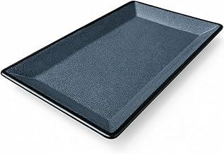 Bandeja Retangular de Melamina 45 cm – Linha Elementos Bellagio – Night Blue ou Maresia – Para Servir e Decorar