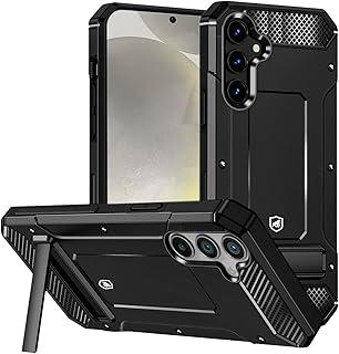 Gshield Capa Case Capinha Army Proof para Samsung Galaxy (Preta, S24 Plus / S25 Plus)