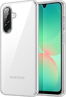 JETech Capa para Samsung Galaxy A26 5G, Case Estojo Protetora à Prova de Choque Não Amarela para Telefone, Capinha Parte Traseira do PC Rígida Anti-Riscos (Claro)