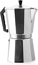Mimo Style Cafeteira Italiana Moka de Aluminio Com Alça Café Expresso Para 12 Cafézinhos, Capacidade 600 ml, Feita de Materiais Leves e de Alta Qualidade Ideal Para Sua Cozinha