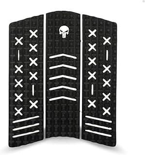 Deck Frontal Surf Antiderrapante EVA Fresado Premium - Front Pad Universal 33x40cm Cola Alta Aderência (6mm) - Grip Dianteiro que Substitui Parafina com Máxima Tração e Amortecimento