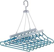 Varal de Plástico com 8 Cabides, 40 cm, para Roupas Adulto Varal Camisas Sociais Camisetas e Vestidos sem Amassar