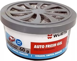 Odorizador Automotivo Wurth Auto Fresh Gel Carro Novo 60g com 10.04% de desconto por R$ 17,02 na amazon