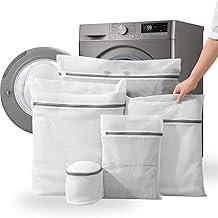 Kit 5 Sacos para Lavar Roupas - Genérico | Proteção Total Contra Danos e Desgaste | Zíper Reforçado | Perfeito para Roupas Íntimas - IT