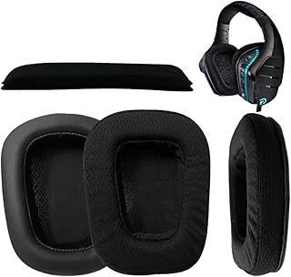 Almofadas Compativel Com Logitech Artemis G933 G935 G633 G933s (Couro Pu)