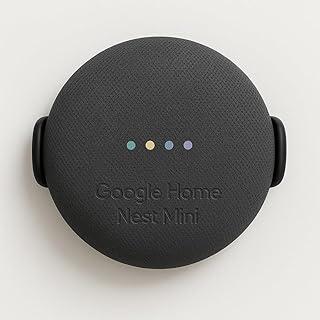 Suporte de Parede Google Home Nest Mini 1ª e 2ª Geração, PLA Ecológico, Encaixe Perfeito, Acessório Smart Speaker, Suporte Organizacional, Acompanha Parafusos e Buchas (Preto)