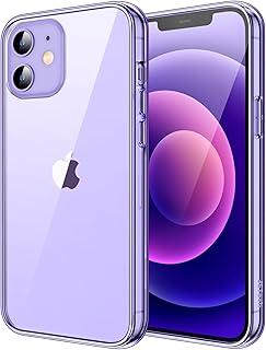 JETech Capa para iPhone 12 Mini 5,4 Polegadas, Case Protetora de Telefone à Prova de Choque Não-Amarelecimento, Capinha Parte Traseira Transparente Anti-Riscos (Roxo Profundo)
