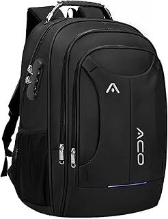 Mochila Bolsa Masculina Feminina Notebook Anti Furto Reforçada Semi Impermeável Escolar Faculdade Trabalho Viagem Resistente Executiva Cabo De Aço Saída Usb SAÍDA Fone DE OUVIDO - 2102 preto