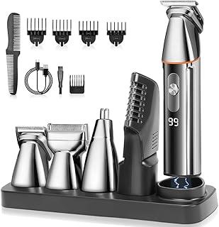 Maquina de Barbear, Barbeador Eletrico, Maquina de Cortar Cabelo, Barbeador, Máquina de Cortar Cabelo, Aparador de Pelos, Máquina de Barbear, Aparador de Pelos Intimos Masculino