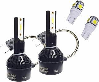 Kit Lâmpada Super Led H7 + T10 Led 6000K - Farol Alto Baixo Auxiliares