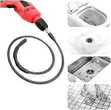 Desentupidor de ralos, cabo de encanamento flexível com conector de furadeira elétrica, cabo de broca de drenagem para pia de esgoto e banheira. 1.5cm