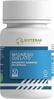 Magnésio Quelato 30CAPS BIOTERAH - Alta Absorção Suplemento Vitamínico Natural