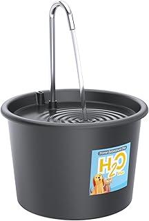 Fonte Bebedouro Premium H2O Plus (Preto, Tampa Preta) para Cães e Gatos