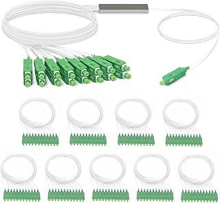 Mini 1x16 Splitter de Fibra óptica 10PCS, Splitter Óptico Balanceado 1X16, Splitters 1x16, 1x16 Divisor Óptico, Cabo Optico, Cabo Optico Audio Digital, 10 Unidades
