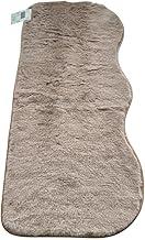 Tapete Passadeira Luxo Toque Pelo de Coelho 60x160 cm - Extra Macio 1400 GSM - Formato Orgânico Antiderrapante para Sala e Beira de Cama - Conforto Premium