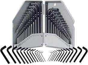 Conjunto de Chaves Allen, 30 Peças, Métrico e Polegadas, Estojo Organizador