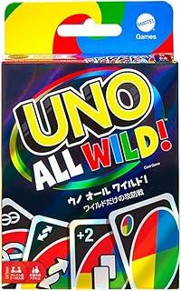 UNO, Jogo de cartas All Wild com 112 cartas, Presente para Crianças, Família e Noite de Jogo para Adultos, para Jogadores a Partir de 7 Anos