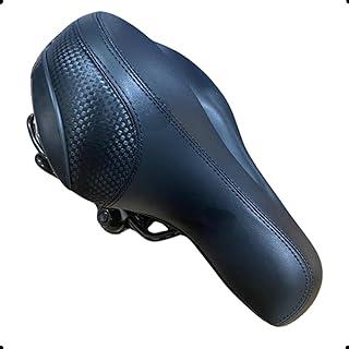 Selim Banco Bicicleta Vazado Gel Preto 2 Molas